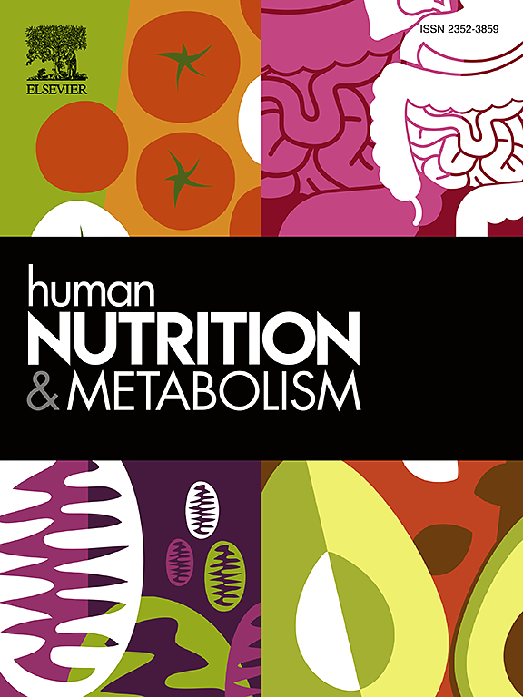 Go to journal home page - Human Nutrition & Metabolism